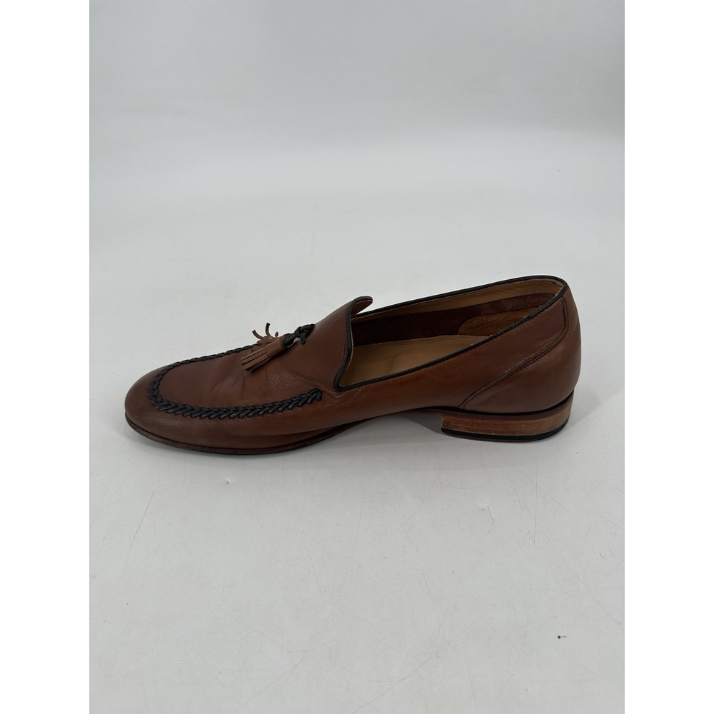 Mezlan Plinio Tassel Loafers Tan Size 10 M Made In Spain - Picture 5 of 10